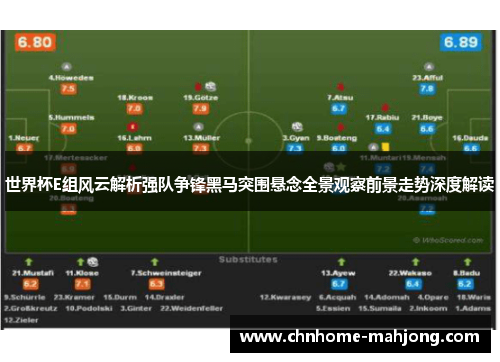 世界杯E组风云解析强队争锋黑马突围悬念全景观察前景走势深度解读